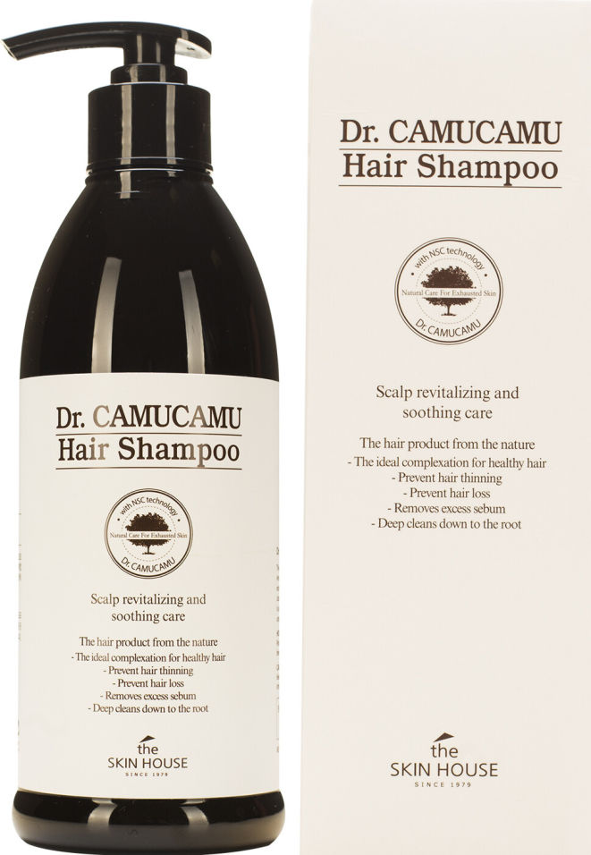 Шампунь для волос The Skin House с экстрактом ягод каму-каму 400мл