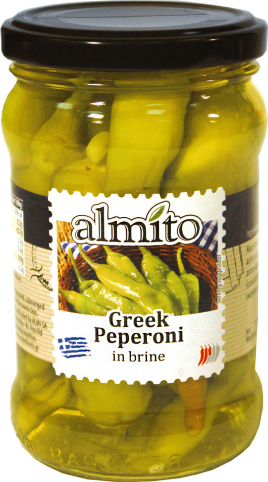 Перец зеленый Almito греческий маринованный 320мл