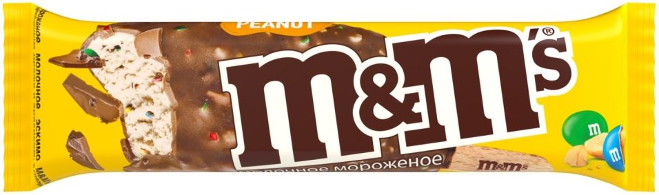 Мороженое M&Ms Эскимо с орехами 62г