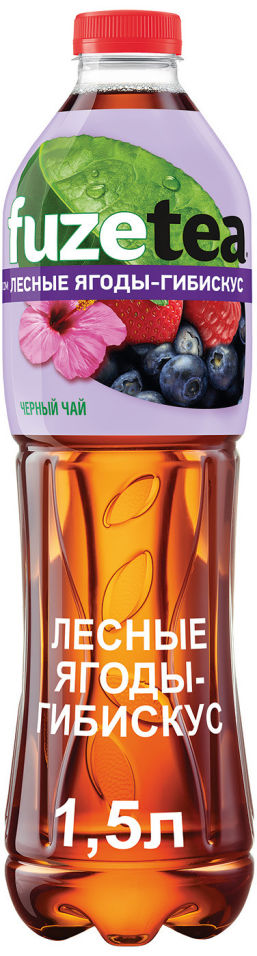 Чай черный Fuzetea лесные ягоды-гибискус 1.5л