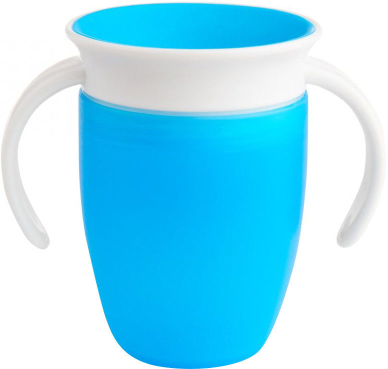 Поильник-непроливайка Munchkin Miracle с ручками Голубой 207мл 833₽