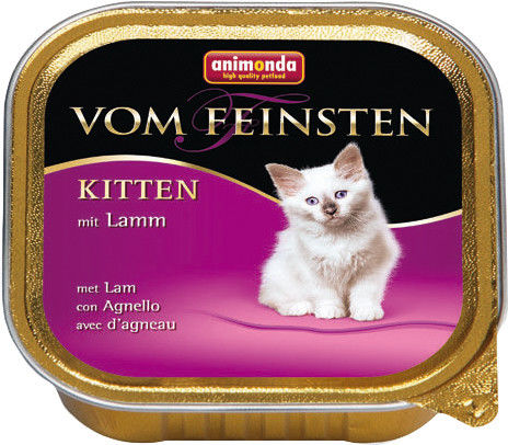 Корм для котят Animonda Vom Feinsten Kitten с ягненком 100г Корм для котят Animonda Vom Feinsten Kitten с ягненком 100г