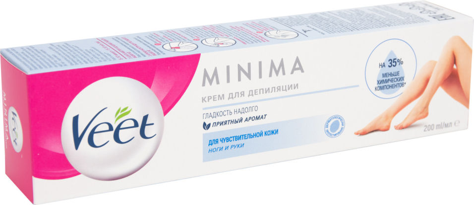 Крем для депиляции Veet Minima для чувствительной кожи 200мл
