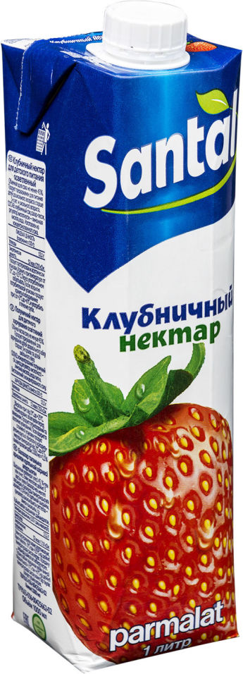 Нектар Santal Клубничный 1л Нектар Santal Клубничный 1л
