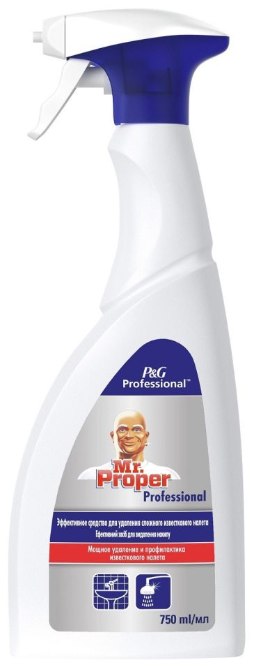 Спрей чистящий Professional для удаления известкового налета 750мл
