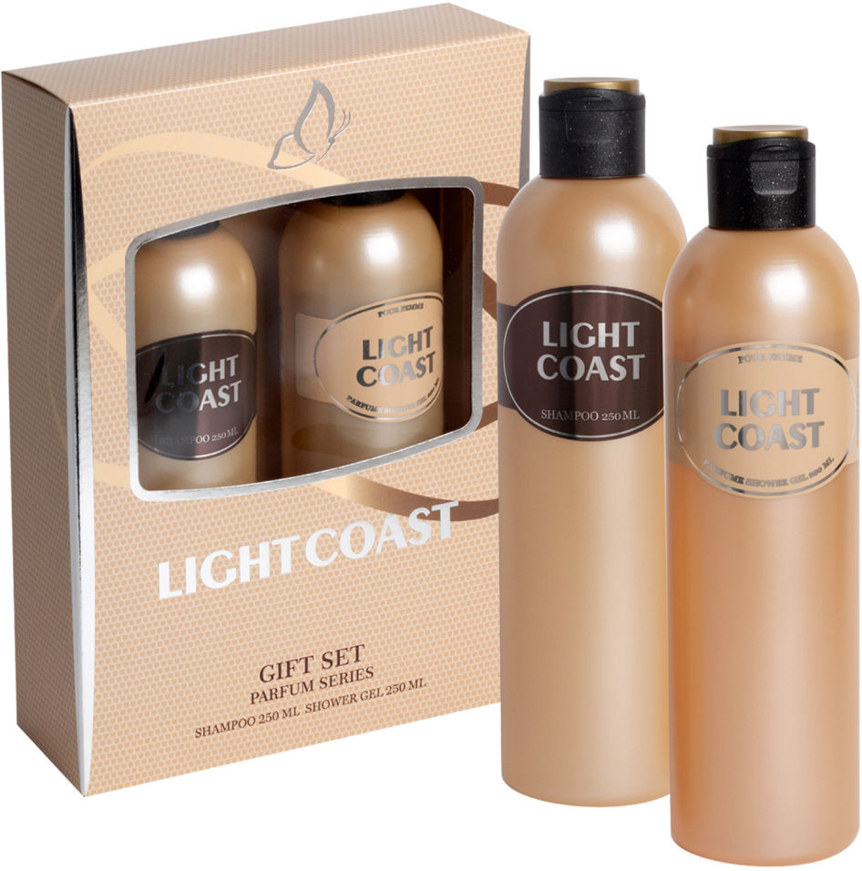Подарочный набор Фестива Light coast женский Гель для душа 250мл +Шампунь 250мл