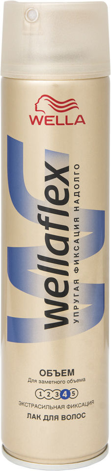 Лак для волос Wellaflex Длительная поддержка объема Экстрасильная фиксация 250мл 329₽