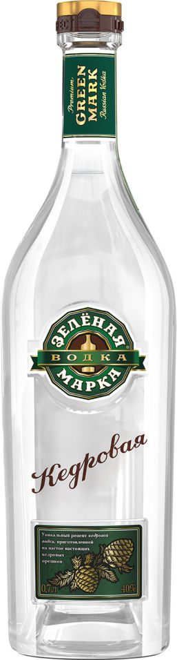 Отзывы о Водке Зеленой марка Кедровая 40% 0.7л Отзывы о Водке Зеленой марка Кедровая 40% 0.7л