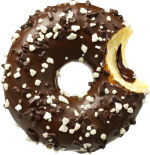 Донат Donut Worry Be Happy с шоколадной начинкой 71г