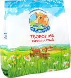Творог Коровка из Кореновки рассыпчатый 9% 200г Творог Коровка из Кореновки рассыпчатый 9% 200г