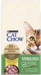 Сухой корм кошек Cat Chow Sterilised Птица 7кг