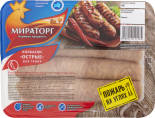Колбаски Мираторг Острые для гриля из мяса птицы 400г Колбаски Мираторг Острые для гриля из мяса птицы 400г