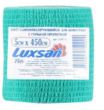 Бинт для животных Luxsan самофиксирующийся с горькой пропиткой 5х450см