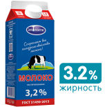 Молоко Экомилк пастеризованное 3.2% 1.5л