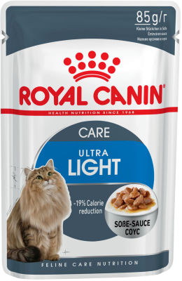 Корм для кошек Royal Canin Ultra Light Мясо в соусе 85г