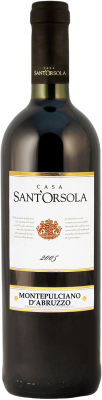 Вино Sant'Orsola Montepulciano d'Abruzzo красное сухое 12% 0.75л