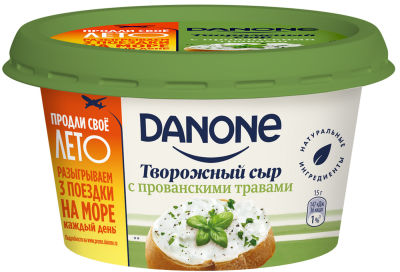 Сыр творожный Danone с прованскими травами 60% 140г