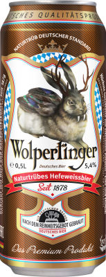 Пиво Wolpertinger Naturtrubes Hefeweissbier 5.4% 0.5л