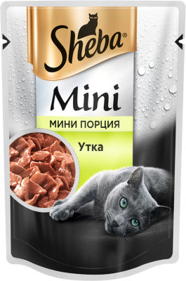 Корм для кошек Sheba с Уткой 50г