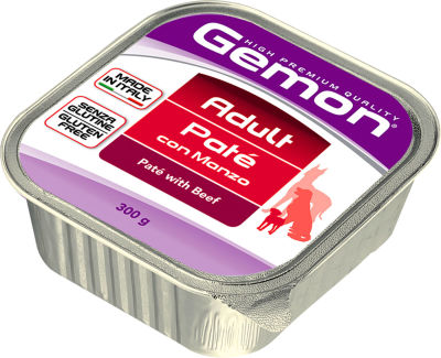 Корм для собак Gemon Dog паштет говядина 300г