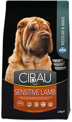 Корм для собак Cibau Sensitive с ягненком 12кг