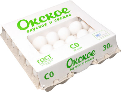 Яйца Окское СО 30шт