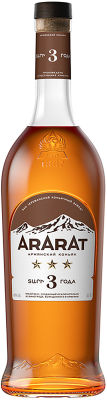 Коньяк Арарат 3 звезды 40% 0.7л