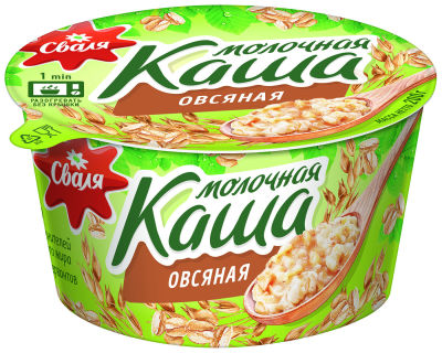 Каша молочная Сваля Овсяная 6% 200г