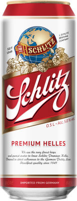 Пиво Schlitz Premium Helles 5% 0.5л