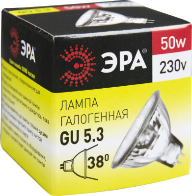 Лампа галогенная Эра GU5.3 50Вт