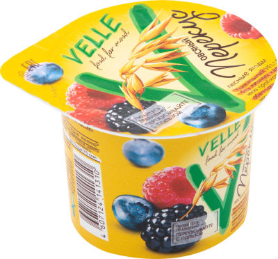Продукт овсяный Velle Перекус Лесные ягоды 140г