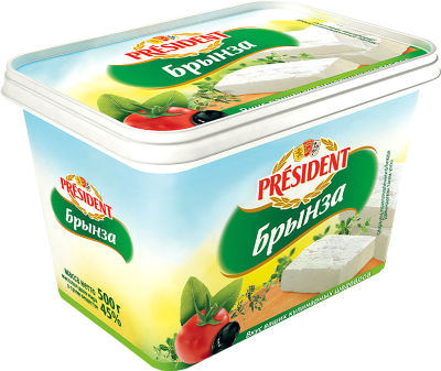 Сыр President Брынза 45% 500г
