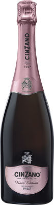 Вино Cinzano Rose розовое игристое сладкое 9.5% 0.75л