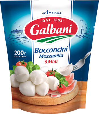 Сыр Galbani Моцарелла Боккончини 45% 8шт*25г