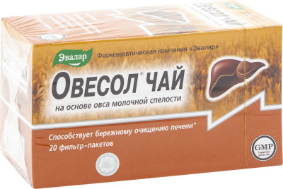 Чай Эвалар Овесол на основе овса молочной спелости 20 пак